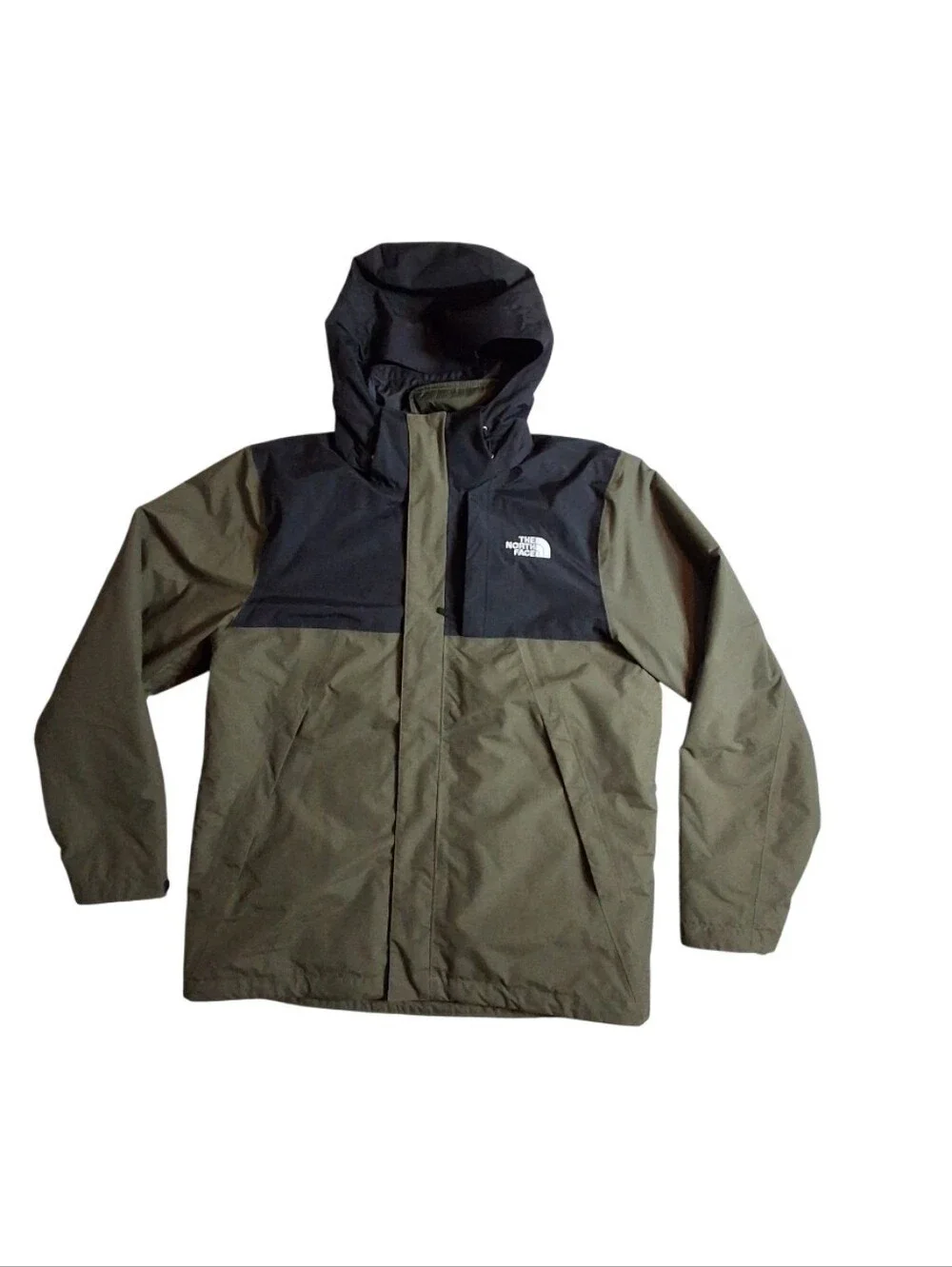 The North Face Men’s Jacket M Monte Bre Lonepeak 3 in 1 Tri Climate Hooded Green